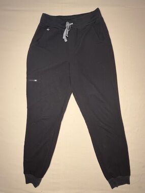 FIGS Women’s Size Small Technical Collection Black Jogger Stretch Scrub Pants